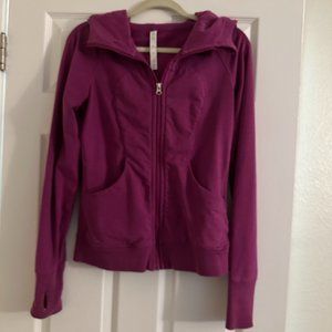 Lululemon Fuschia Scuba Hoodie